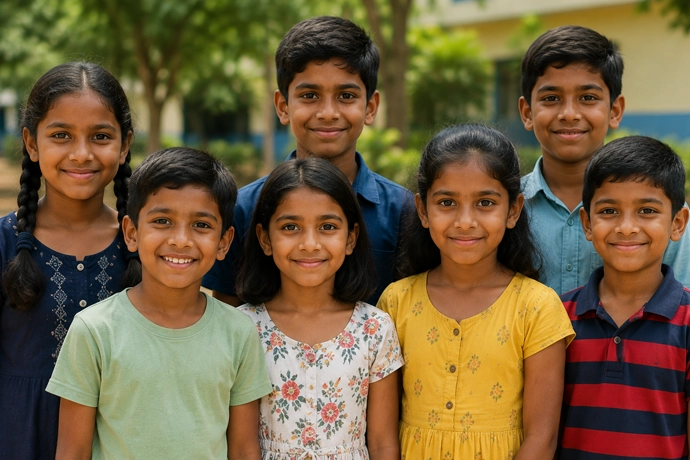 Children playing